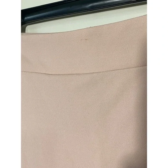 Worthington Rose Smoke Pink A-Line Pleated Knee Length Skirt Womens 12 - Picture 3 of 6